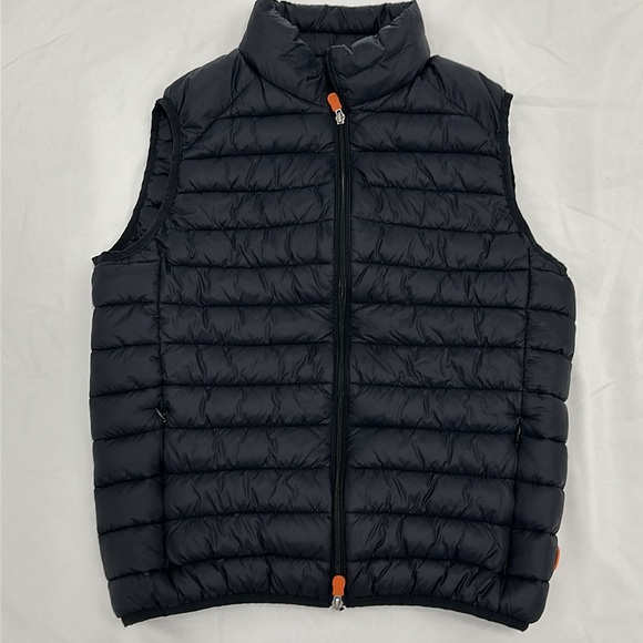 Save The Duck Ultra Light Black Plumtech Puffer Vest - Picture 2 of 7
